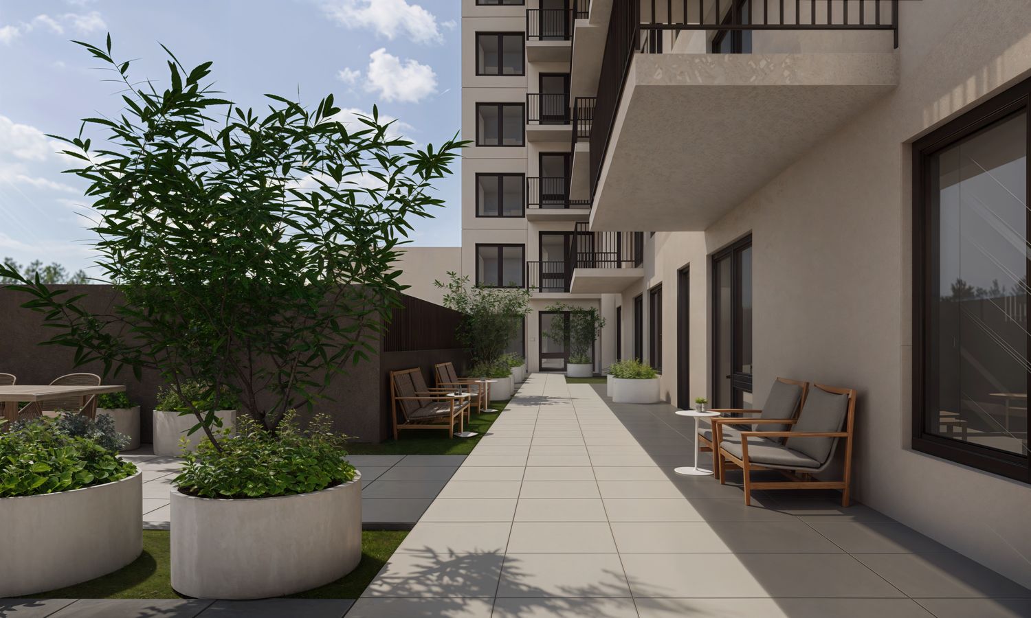 Garden terrace