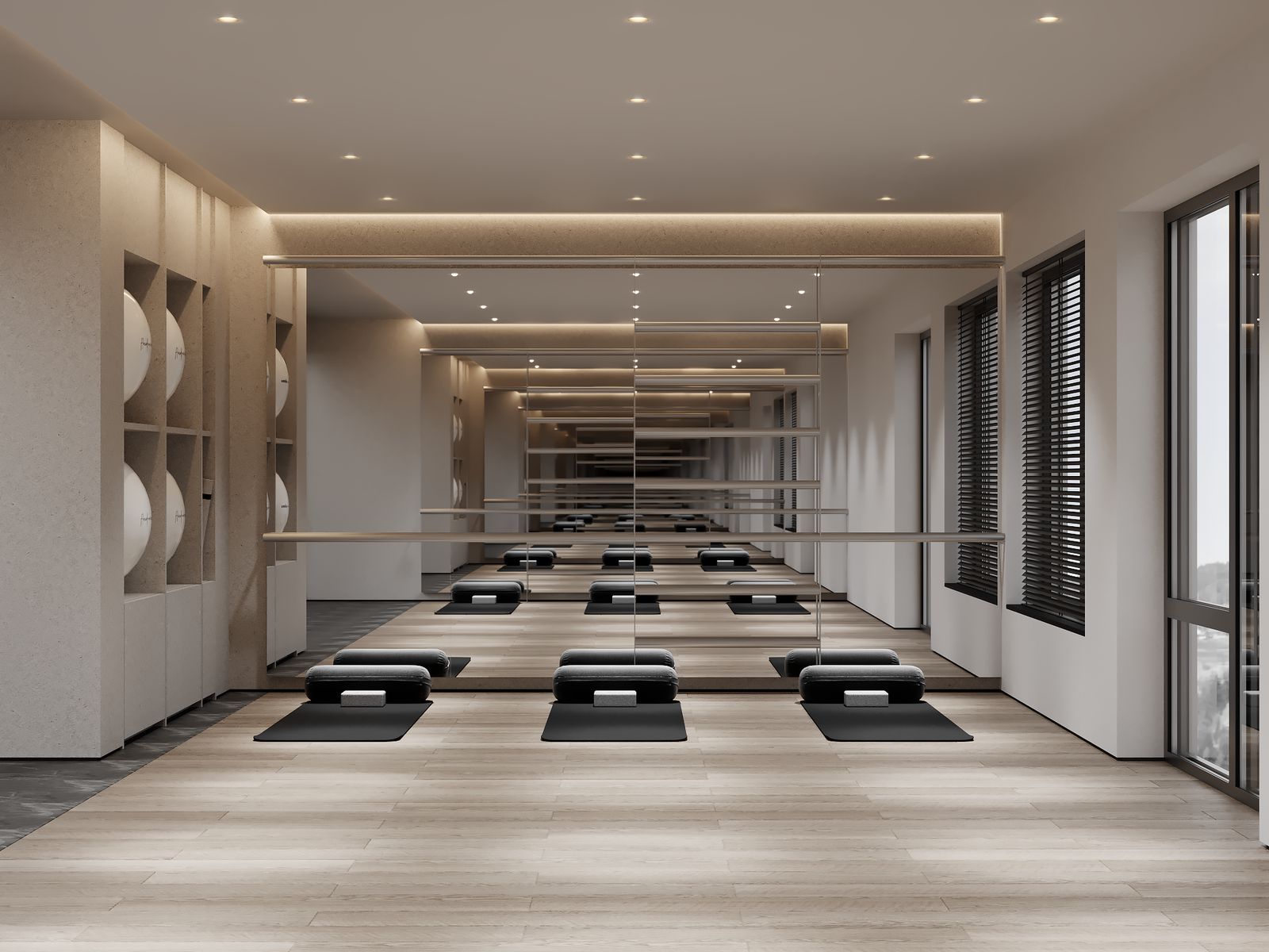 Yoga and pilates studio